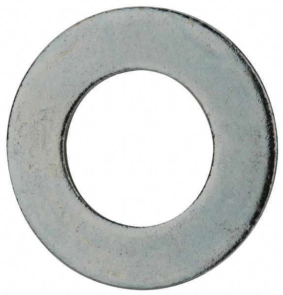 Value Collection - 1-3/8" Screw, Steel SAE Flat Washer - 1-7/16" ID x 2-3/4" OD, 5/32" Thick, Zinc-Plated Finish - Americas Industrial Supply