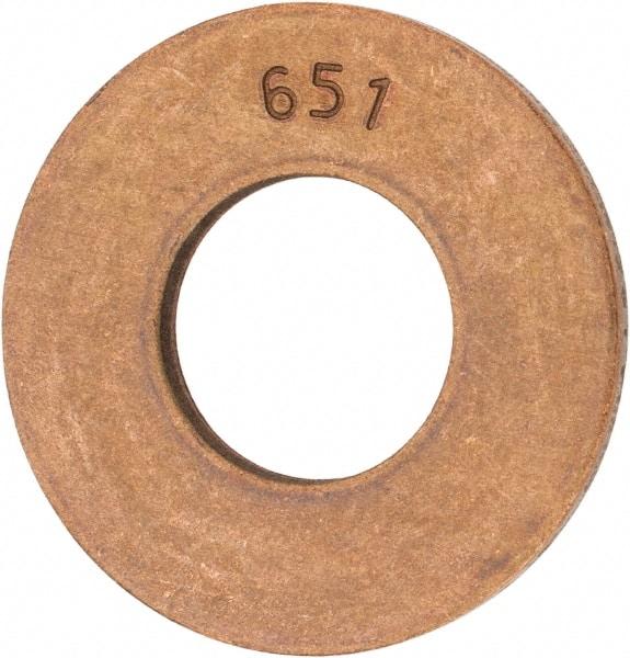 Value Collection - 5/8" Screw, Silicon Bronze Standard Flat Washer - 0.656" ID x 1-1/2" OD, 0.102" Thick - Americas Industrial Supply