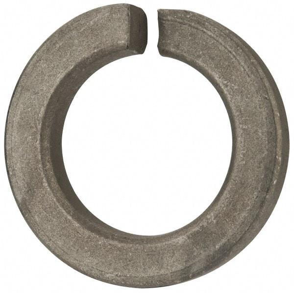 Value Collection - 1-1/2", 1.504" ID, 3/8" Thick Split Lock Washer - Steel, Zinc-Plated Finish, 1.504" Min ID, 1.534" Max ID, 2.419" Min OD, 2.43" Max OD - Americas Industrial Supply