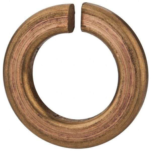 Value Collection - 5/8", 0.628" ID, 1.072" OD, 0.156" Thick Split Lock Washer - Silicon Bronze, 0.635" Min ID, 0.65" Max ID, 1.079" Min OD, 1.093" Max OD - Americas Industrial Supply
