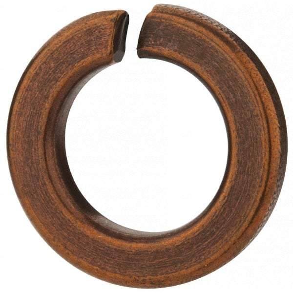 Value Collection - 3/4", 0.753" ID, 1.264" OD, 0.188" Thick Split Lock Washer - Silicon Bronze, 0.76" Min ID, 0.775" Max ID, 1.271" Min OD, 1.291" Max OD - Americas Industrial Supply