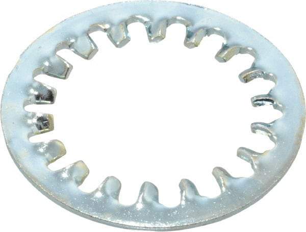 Value Collection - 1-1/4" Screw, 1.325" ID, Steel Internal Tooth Lock Washer - 1.975" OD, Zinc-Plated, Grade 2 - Americas Industrial Supply