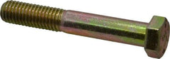 Value Collection - 1/2-13 UNC, 3-1/4" Length Under Head Hex Head Cap Screw - Partially Threaded, Grade 8 Alloy Steel, Zinc-Plated Finish, 3/4" Hex - Americas Industrial Supply