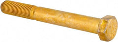 Value Collection - 7/16-20 UNF, 3-1/2" Length Under Head Hex Head Cap Screw - Partially Threaded, Grade 8 Alloy Steel, Zinc-Plated Finish, 5/8" Hex - Americas Industrial Supply