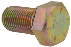 Value Collection - 9/16-18 UNF, 1" Length Under Head Hex Head Cap Screw - Fully Threaded, Grade 8 Alloy Steel, Zinc-Plated Finish, 13/16" Hex - Americas Industrial Supply