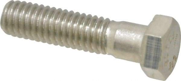 Value Collection - 3/8-16 UNC, 1-1/2" Length Under Head Hex Head Cap Screw - Grade 316 Stainless Steel, 9/16" Hex - Americas Industrial Supply