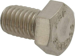 Value Collection - 1/2-13 UNC, 3/4" Length Under Head Hex Head Cap Screw - Grade 316 Stainless Steel, 3/4" Hex - Americas Industrial Supply