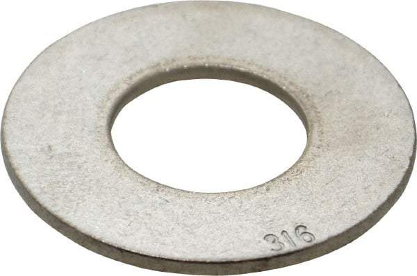 Value Collection - 7/8" Screw, Grade 316 Stainless Steel Standard Flat Washer - 15/16" ID x 2-1/4" OD, 0.165" Thick - Americas Industrial Supply
