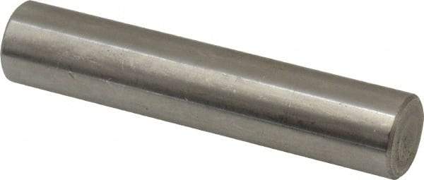 Value Collection - 1/2" Diam x 2-1/2" Pin Length 18-8 Stainless Steel Standard Dowel Pin - Bright Finish - Americas Industrial Supply