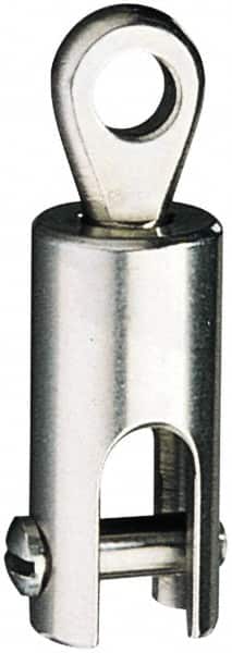 Ronstan - 1,670 Lbs. Load Limit Ball Bearing Swivel - 1/4 Inch Diameter Pin Fork/Eye - Americas Industrial Supply