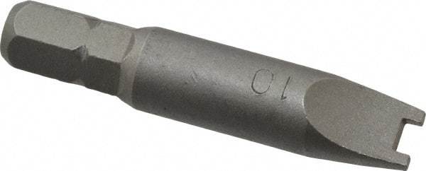 Value Collection - #10 Spanner Screwdriver Bit - 1-1/2" OAL - Americas Industrial Supply