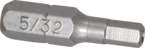 Value Collection - Tamper Resistant Hex Screwdriver Bit - 1" OAL - Americas Industrial Supply