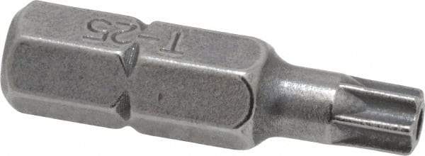 Value Collection - Tamper Resistant Torx Screwdriver Bit - 1" OAL - Americas Industrial Supply