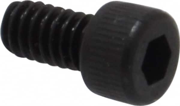 Unbrako - #5-40 UNC Hex Socket Drive, Socket Cap Screw - Alloy Steel, Black Oxide Finish, 1/4" Length Under Head - Americas Industrial Supply