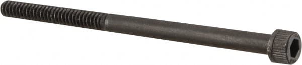 Unbrako - #10-24 UNC Hex Socket Drive, Socket Cap Screw - Alloy Steel, Black Oxide Finish, 3" Length Under Head - Americas Industrial Supply