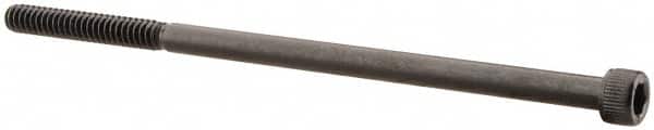 Unbrako - #10-24 UNC Hex Socket Drive, Socket Cap Screw - Alloy Steel, Black Oxide Finish, 4" Length Under Head - Americas Industrial Supply
