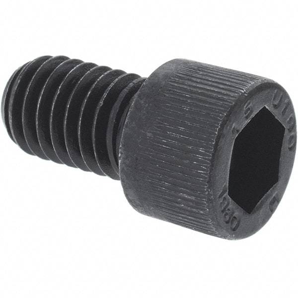 Unbrako - M24x3.00 Metric Coarse Hex Socket Drive, Socket Cap Screw - Grade 12.9 Alloy Steel, Black Oxide Finish, 90mm Length Under Head - Americas Industrial Supply