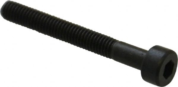 Unbrako - M3x0.50 Metric Coarse Hex Socket Drive, Socket Cap Screw - Grade 12.9 Alloy Steel, Black Oxide Finish, 25mm Length Under Head - Americas Industrial Supply