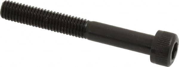 Unbrako - M5x0.80 Metric Coarse Hex Socket Drive, Socket Cap Screw - Grade 12.9 Alloy Steel, Black Oxide Finish, 40mm Length Under Head - Americas Industrial Supply