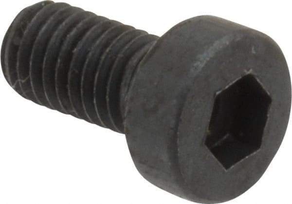 Unbrako - M5x0.80 Metric Coarse Hex Socket Drive, Low Socket Cap Screw - Grade 10.9 Alloy Steel, Black Oxide Finish, 10mm Length Under Head - Americas Industrial Supply