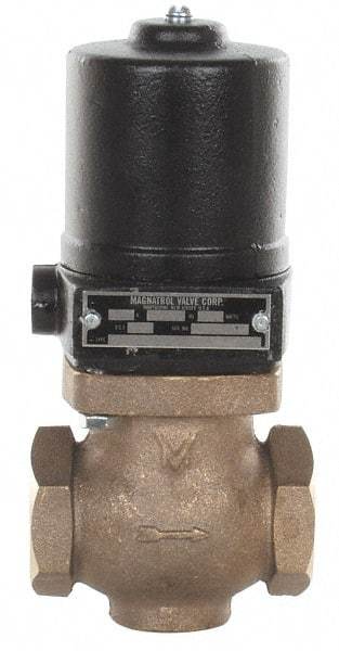 Magnatrol Valve - 1-1/4" Port, 2 Way, Solenoid Valve - Normally Closed - Americas Industrial Supply