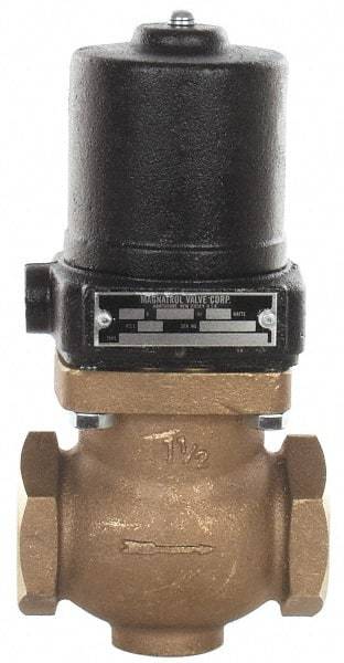 Magnatrol Valve - 1-1/2" Port, 2 Way, Solenoid Valve - Normally Closed - Americas Industrial Supply