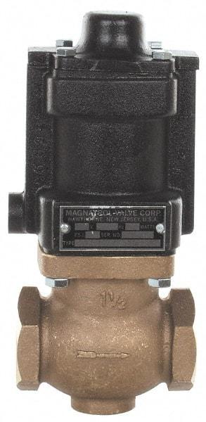 Magnatrol Valve - 1-1/2" Port, 2 Way, Solenoid Valve - Normally Closed - Americas Industrial Supply