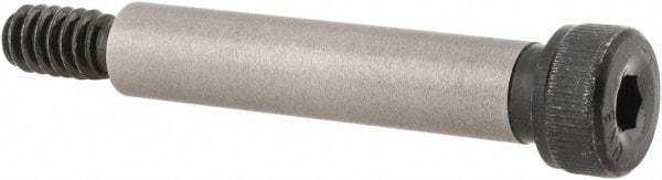 Unbrako - 1/4 x 1-1/4" Shoulder Diam x Length, #10-24, Shoulder Screw - 0.177 to 0.188" Head Height, 0.357 to 0.375" Head Diam, Grade 8 Alloy Steel, 1/8" Hex Socket Drive - Americas Industrial Supply