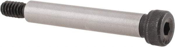 Unbrako - 1/4" Shoulder Diam x 1-1/2" Shoulder Length, #10-24 UNC, Hex Socket Shoulder Screw - 8 Alloy Steel, 0.357 to 3/8" Head Diam - Americas Industrial Supply