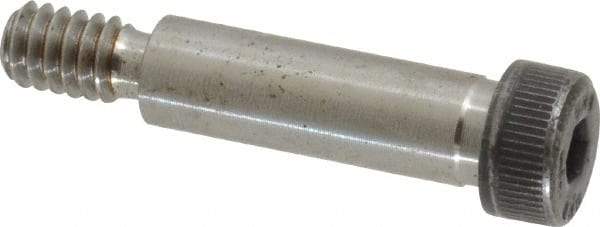 Unbrako - 5/16" Shoulder Diam x 1" Shoulder Length, 1/4-20 UNC, Hex Socket Shoulder Screw - 8 Alloy Steel, 0.419 to 0.438" Head Diam - Americas Industrial Supply