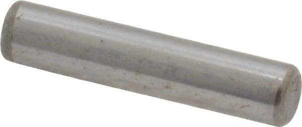 Unbrako - 3/16" Diam x 7/8" Pin Length Grade 8 Alloy Steel Oversized Dowel Pin - C 60 (Surface) & C 50-58 Hardness, 4,140 Lb Breaking Strength, 1 Beveled & 1 Rounded End - Americas Industrial Supply