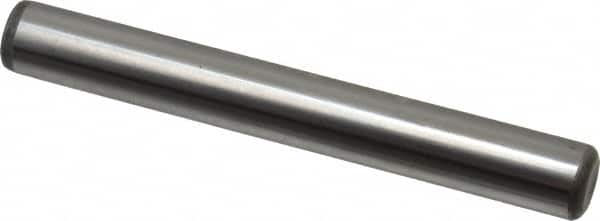 Unbrako - 3/8" Diam x 3" Pin Length Grade 8 Alloy Steel Oversized Dowel Pin - C 60 (Surface) & C 50-58 Hardness, 16,580 Lb Breaking Strength, 1 Beveled & 1 Rounded End - Americas Industrial Supply