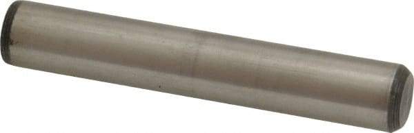 Unbrako - 1/2" Diam x 3" Pin Length Grade 8 Alloy Steel Oversized Dowel Pin - C 60 (Surface) & C 50-58 Hardness, 29,460 Lb Breaking Strength, 1 Beveled & 1 Rounded End - Americas Industrial Supply