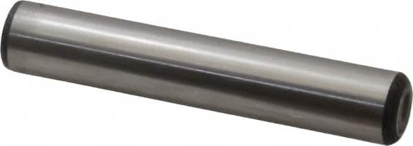 Unbrako - 5/8" Diam x 3-1/2" Pin Length Grade 8 Alloy Steel Oversized Dowel Pin - C 60 (Surface) & C 50-58 Hardness, 46,020 Lb Breaking Strength, 1 Beveled & 1 Rounded End - Americas Industrial Supply