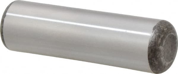 Unbrako - 3/4" Diam x 2-1/2" Pin Length Grade 8 Alloy Steel Oversized Dowel Pin - C 60 (Surface) & C 50-58 Hardness, 66,270 Lb Breaking Strength, 1 Beveled & 1 Rounded End - Americas Industrial Supply
