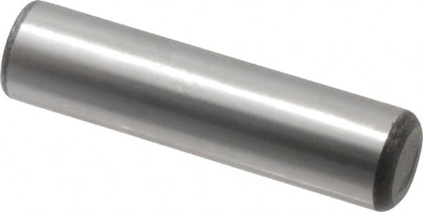 Unbrako - 3/4" Diam x 3" Pin Length Grade 8 Alloy Steel Oversized Dowel Pin - C 60 (Surface) & C 50-58 Hardness, 66,270 Lb Breaking Strength, 1 Beveled & 1 Rounded End - Americas Industrial Supply