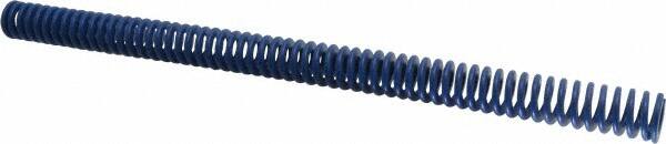 Associated Spring Raymond - 20mm Hole Diam, 10mm Rod Diam, 12" Free Length, Blue Die Spring - Americas Industrial Supply
