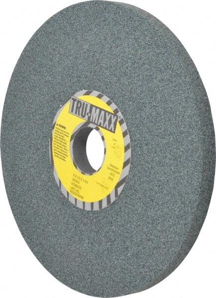 Tru-Maxx - 8" Diam x 1-1/4" Hole x 1/2" Thick, I Hardness, 60 Grit Surface Grinding Wheel - Silicon Carbide, Type 1, Medium Grade, 3,600 Max RPM, Vitrified Bond, No Recess - Americas Industrial Supply