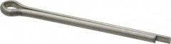 Made in USA - 1/8" Diam x 1-3/4" Long Extended Prong Cotter Pin - Grade 18-8, Uncoated, Stainless Steel - Americas Industrial Supply