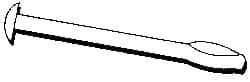 Powers Fasteners - 1/4" Diam, 1/4" Drill, 2-1/2" OAL, Split-Drive Concrete Anchor - Steel, Zinc-Plated Finish, Round Head - Americas Industrial Supply