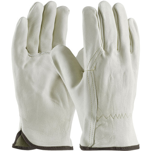 68-116/M Leather Drivers Gloves - Top Grain Cowhide Drivers - Superior Quality - Wing Thumb - Sewn w/ Kevlar - Exact Industrial Supply