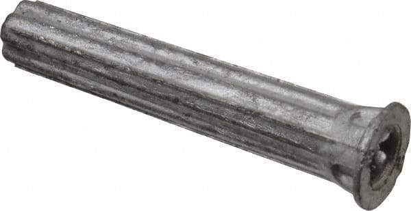 Powers Fasteners - 1/4" Diam, 1/4" Drill, 1-1/2" OAL, 2-3/4" Min Embedment Plug Concrete Anchor - Lead Alloy - Americas Industrial Supply