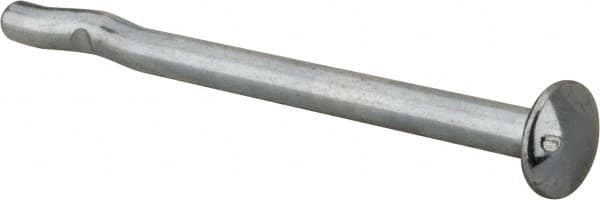 Powers Fasteners - 3/16" Diam, 3/16" Drill, 3" OAL, 1-1/4" Min Embedment Split-Drive Concrete Anchor - Grade 8.2 Steel, Zinc-Plated Finish, Mushroom Head - Americas Industrial Supply