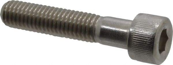 Value Collection - M8x1.25 Metric Coarse Hex Socket Drive, Socket Cap Screw - Grade 18-8 & Austenitic A2 Stainless Steel, Partially Threaded, 40mm Length Under Head - Americas Industrial Supply