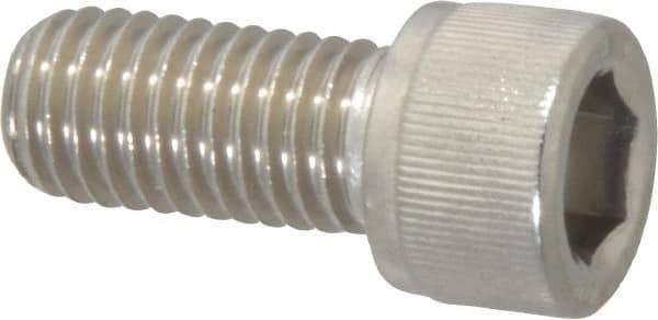 Value Collection - M12x1.75 Metric Coarse Hex Socket Drive, Socket Cap Screw - Grade 18-8 & Austenitic A2 Stainless Steel, Fully Threaded, 25mm Length Under Head - Americas Industrial Supply