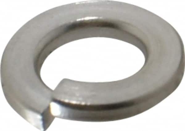 Value Collection - M6, 6.1mm ID, 11.8mm OD, 1.6mm Thick Split Lock Washer - 18-8 Austenitic Grade A2 Stainless Steel, 6.1mm Min ID, 6.5mm Max ID - Americas Industrial Supply