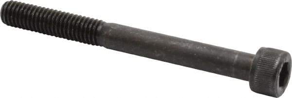 Value Collection - M6x1.00 Metric Coarse Hex Socket Drive, Socket Cap Screw - Grade 12.9 Alloy Steel, Black Oxide Finish, Partially Threaded, 60mm Length Under Head - Americas Industrial Supply