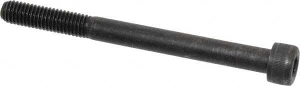 Value Collection - M8x1.25 Metric Coarse Hex Socket Drive, Socket Cap Screw - Grade 12.9 Alloy Steel, Black Oxide Finish, Partially Threaded, 90mm Length Under Head - Americas Industrial Supply