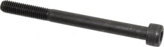 Value Collection - M8x1.25 Metric Coarse Hex Socket Drive, Socket Cap Screw - Grade 12.9 Alloy Steel, Black Oxide Finish, Partially Threaded, 90mm Length Under Head - Americas Industrial Supply