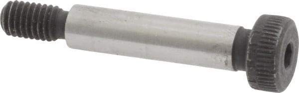 Value Collection - 6mm Shoulder Diam x 25mm Shoulder Length, M5x0.8 Metric Coarse, Hex Socket Shoulder Screw - 12.9 Alloy Steel, Uncoated, 4.32 to 4.5mm Head Height x 9.78 to 10mm Head Diam - Americas Industrial Supply